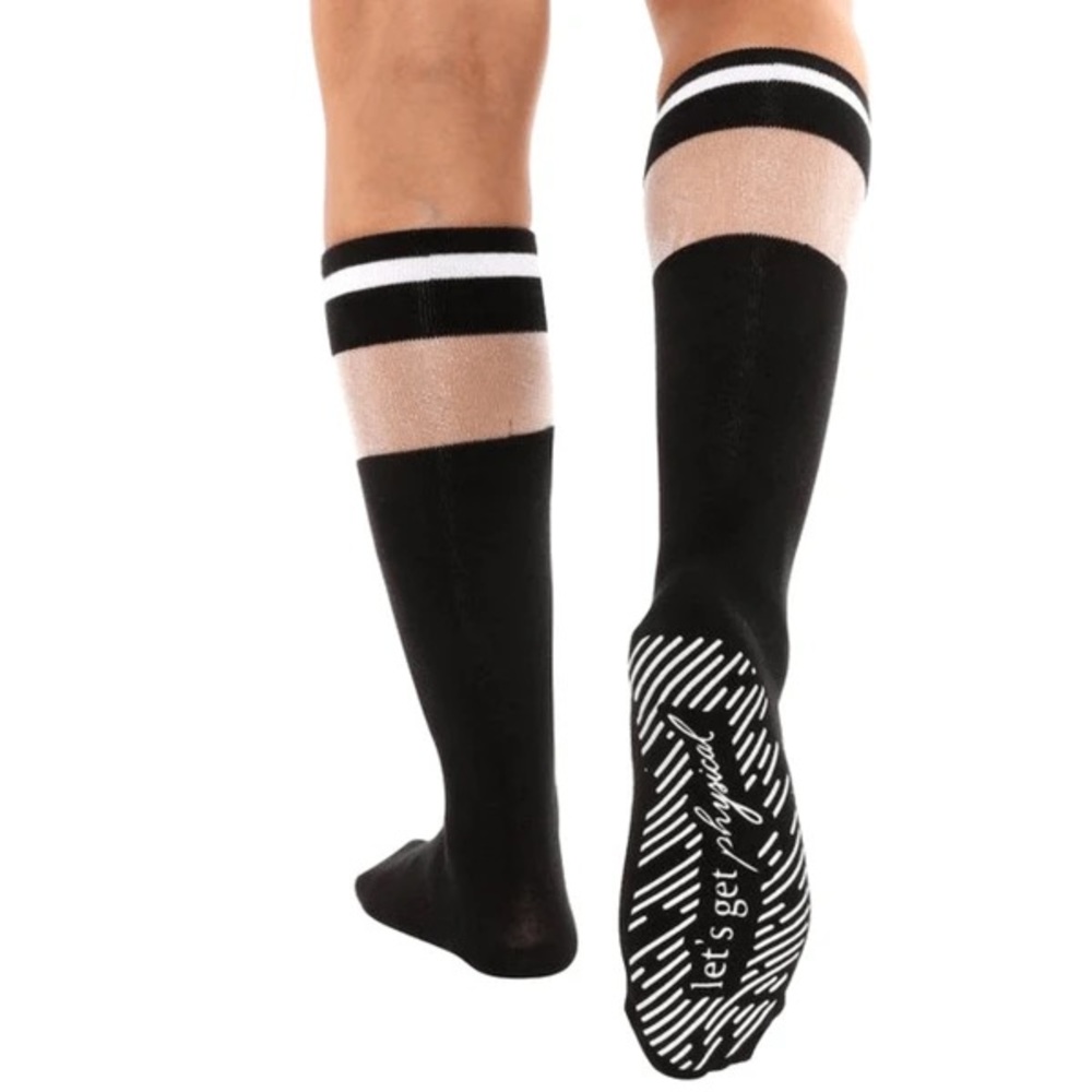 NWT Let’s Get Physical Knee High Barre Socks